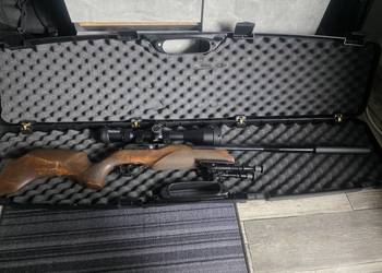 Walther Rotex RM8 PCP 4,5 mm, WestHunter HD GEN2 FFP, Kompresor, Komplet,