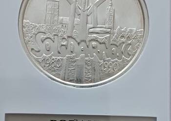 100 000 zł Solidarność 1990 r - Typ "B" - nr.3 - Slab GCN -MS 63