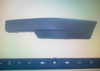 OPEL VECTRA A NAKŁADKA ZDERZAKA PRZ.CZARNA LE.NOWE 321403