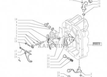 New Holland T6010 T6090 T6070 Widełki przesuwnika pto, 1000 rpm 87578125