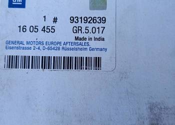 1605455/93192639 Klocki hamulcowe przód OPEL CORSA B