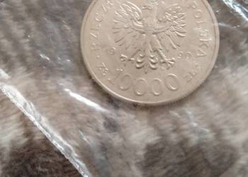 Moneta 10.000 Solidarność 1990 r