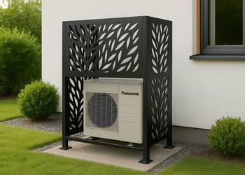 Zabudowa pompy ciepła na wymiar | Osłona stalowa / Corten producent