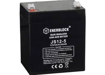Akumulator 12V 5 Ah ENERBLOCK AGM JS12-5