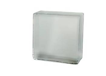 Cegła szklana Crystal Collection White 10 x 10 x 5