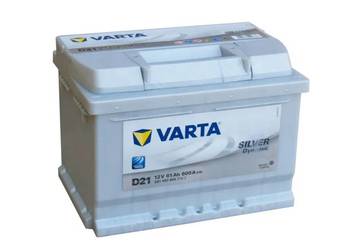Akumulator 61Ah/600A Varta Silver Dynamic D21 PRAWY PLUS
