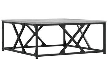 Stolik kawowy szary dąb sonoma 70x70x30 cm WM-835372