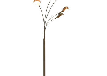 Lampa stojąca 200 cm 5 x E14 srebrna WM-282417