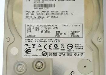 Hitachi Ultrastar 2TB 7200RPM 32MB 3,5" HUA722020ALA330 Mac Apple