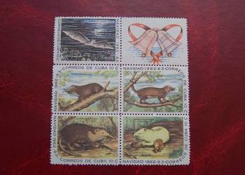 Kuba 1962 MNH Mi. 830/34 Fauna Zwierzęta  a