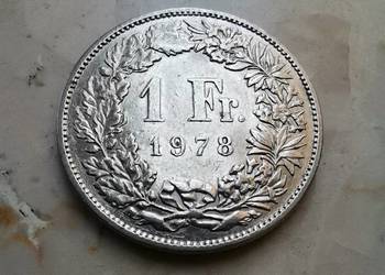 Moneta 1 frank, Szwajcaria Moneta 1 frank, Szwajcaria