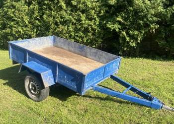 Przyczepka lekka resory amortyzatory