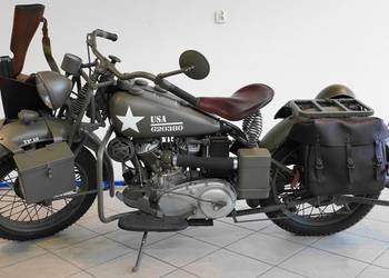 Motocykl Indian 741 zabytek wojsko dla koneserów