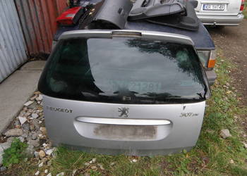 Klapa tylna tył szyba Peugeot 307 kombi SW