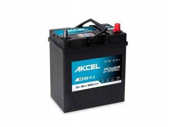 Akumulator Samochodowy AKCEL 12V 35Ah 300A (EN) JAPAN PRAWY/LEWY +