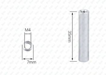 M4X35 ALUMINIOWA TULEJKA DYSTANSOWA GWINTOWANA ZŁĄCZNA PRZEDŁUŻANA MUFA
