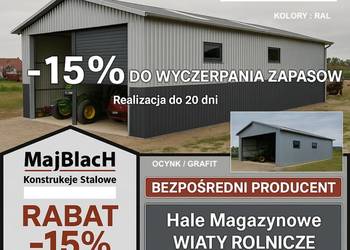 PRODUCENT Wiat /Hal Garaży Blaszanych | Montaż + Dostawa – Maj-Blach