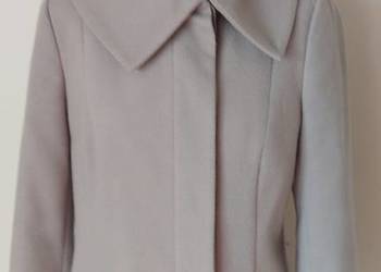 Jasnoszary płaszcz damski F&F rozmiar 42.