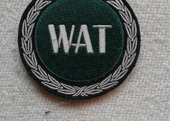 Oznaka rozpoznawcza polowa WAT na mundur MON. Oznaka rozpoznawcza polowa WAT na mundur MON.