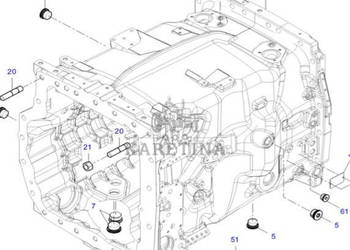 Fendt 930 933 936 939 942 Vario Gen 6 Obudowa Przekładni Skrzyni Biegów CZ…