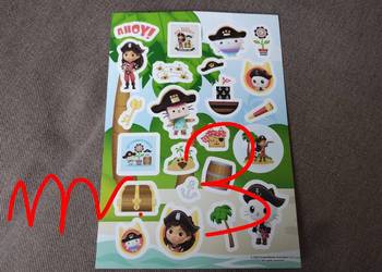 Dziewczynki stworki naklejki