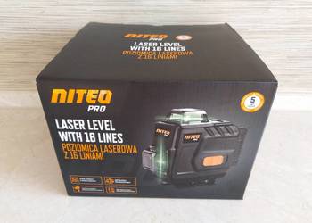 NAJTANIEJ Poziomica Laserowa z 16 Liniami + Mocowanie + Pilot Wysyłka