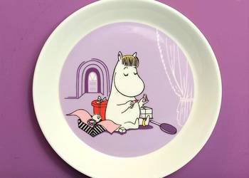 MUMINKI talerzyk Moomin Arabia Finland - PANNA MIGOTKA liliowa
