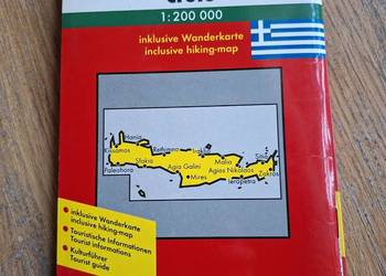 Creta Kreta 1: 200 000 mapa