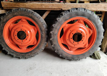 Komplet kół wąskich przód, tył 9.8 R48 i 11.2 R32 do ciągnika, opryskiwacz…