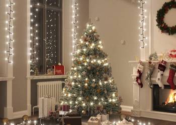 vidaXL Sznur LED, 400 diod, gęsto rozmieszczone, zimna biel（SKU:343255）