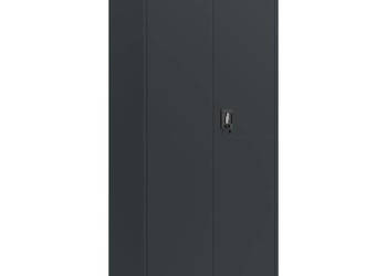 Szafa na dokumenty antracytowa 90x40x200 cm stalowa WM-339763