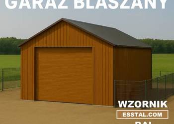 Garaż BLASZANY|Blaszak|Garaże|Wiata|Drewnopodobny|MAGAZYN - ESSTAL-