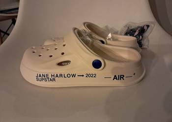 nowe kremowe klapki z przypinkami stich rozmiar 36/37 dł wkładki 22'5 cm