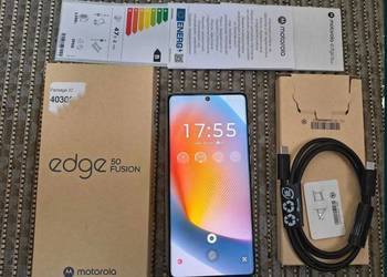 Motorola EDGE 50 Fusion/ Marshmallow Blue - stan IGŁA okazja