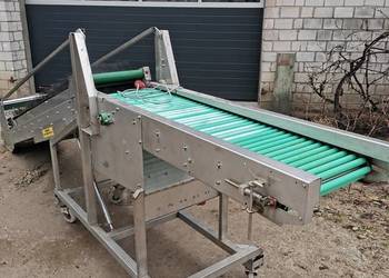 Przenośńik rolkowy, odsącacz, stół rolkowy do sadzeniaków stal niedzewna