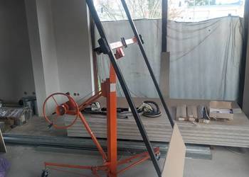 Wynajmę podnośnik do płyt karton gips GK OSB jedyny taki na niskie skosy