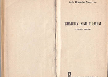 (01045) CHMURY NAD DOMEM (WSPOMNIENIA ŁĄCZNICZKI) – ZOFIA HE