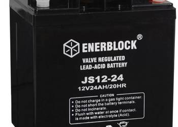 Akumulator 12V 24Ah ENERBLOCK AGM JS12-24