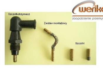 Szczotkotrzymacz  EMS-2A, zestaw montażowy, szczotka