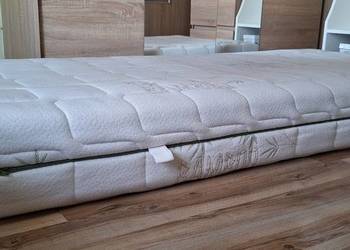 Materac 90x200 Sambella, jak nowy, kokos, pokrowiec bamboo +łóżko gratis