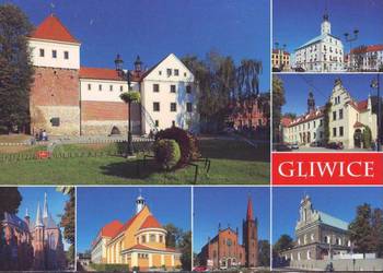 Kart. Pocz. Gliwice widoki   **
