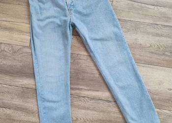 Spodnie dzinsowe jeansowe wysoki stan 80 90s  Bawełna Vintage