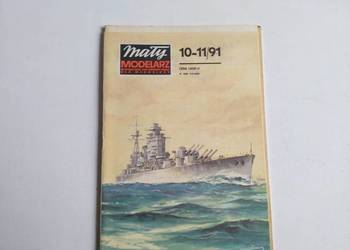 REZERWACJA Mały Modelarz nr 10-11/1991, Pancernik brytyjski Rodney