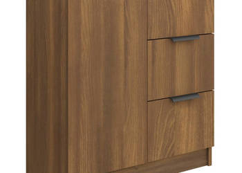 Szafka brązowy dąb 60x30x70 cm materiał drewnopochodny WM-816990