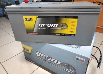 Akumulator GROM Premium 230Ah 1300A EN LEWY PLUS