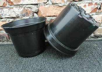 Doniczki 5 litrów NOWE śr 23 cm 5L. okrągłe produkcyjne 5LKK