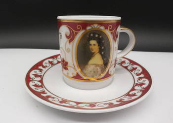 Kolekcjonerska Filiżanka Mokka Espresso SISSI Mitterteich Bavaria