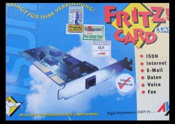 Modem ISDN Fritz Card Classic Sprawny idealny
