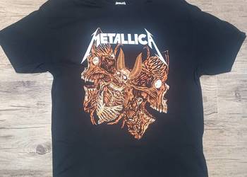 Czarna koszulka T-shirt Metallica Cropp M