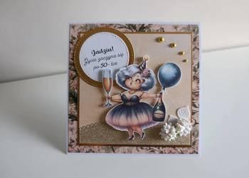 Kartka na urodziny ręcznie, odejście na emeryturę ręcznie robiona Kartka na urodziny ręcznie, odejście na emeryturę ręcznie robiona